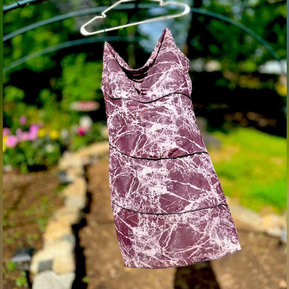 Forever 21 spaghetti strap slip dress MESH